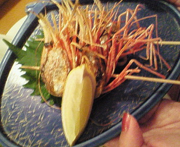 木楽亭ボタンエビ頭焼き.jpg